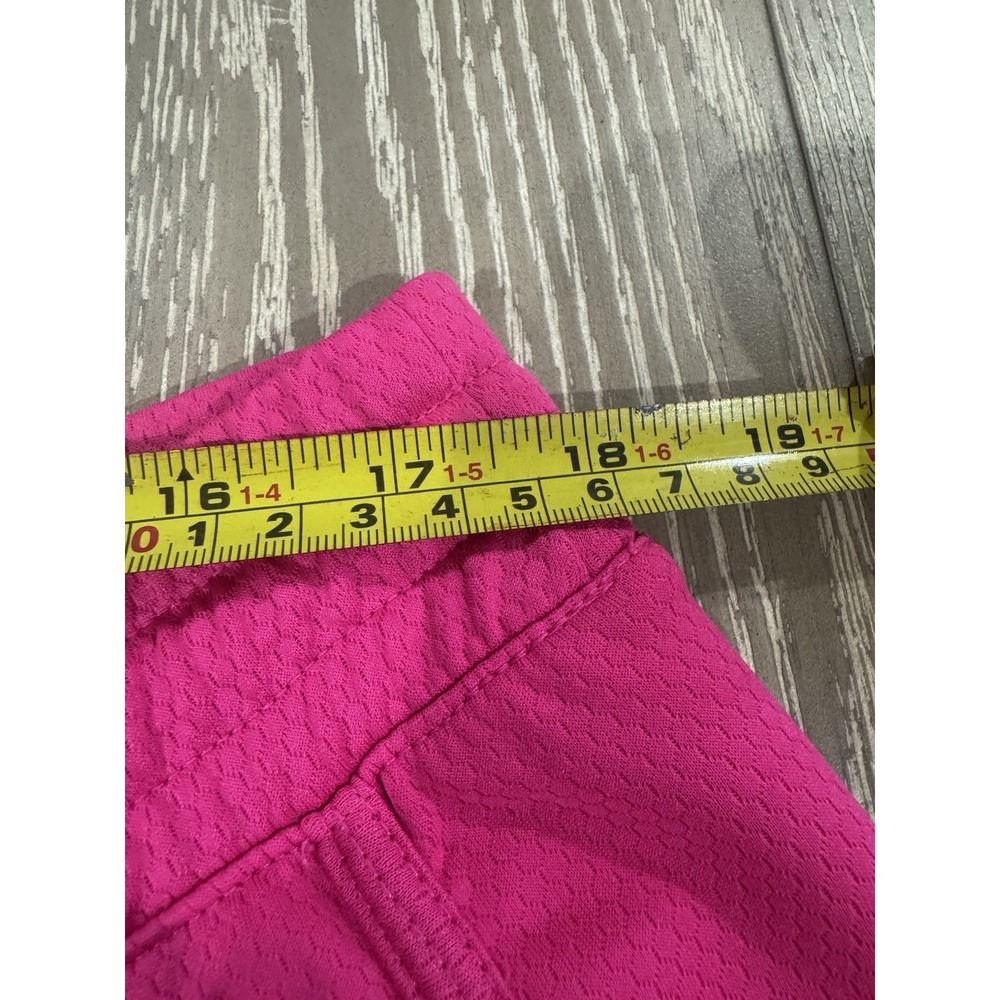 Danskin Now Women's Pink Mesh Athletic Shorts XL Drawstring Breathable - Picture 5 of 8